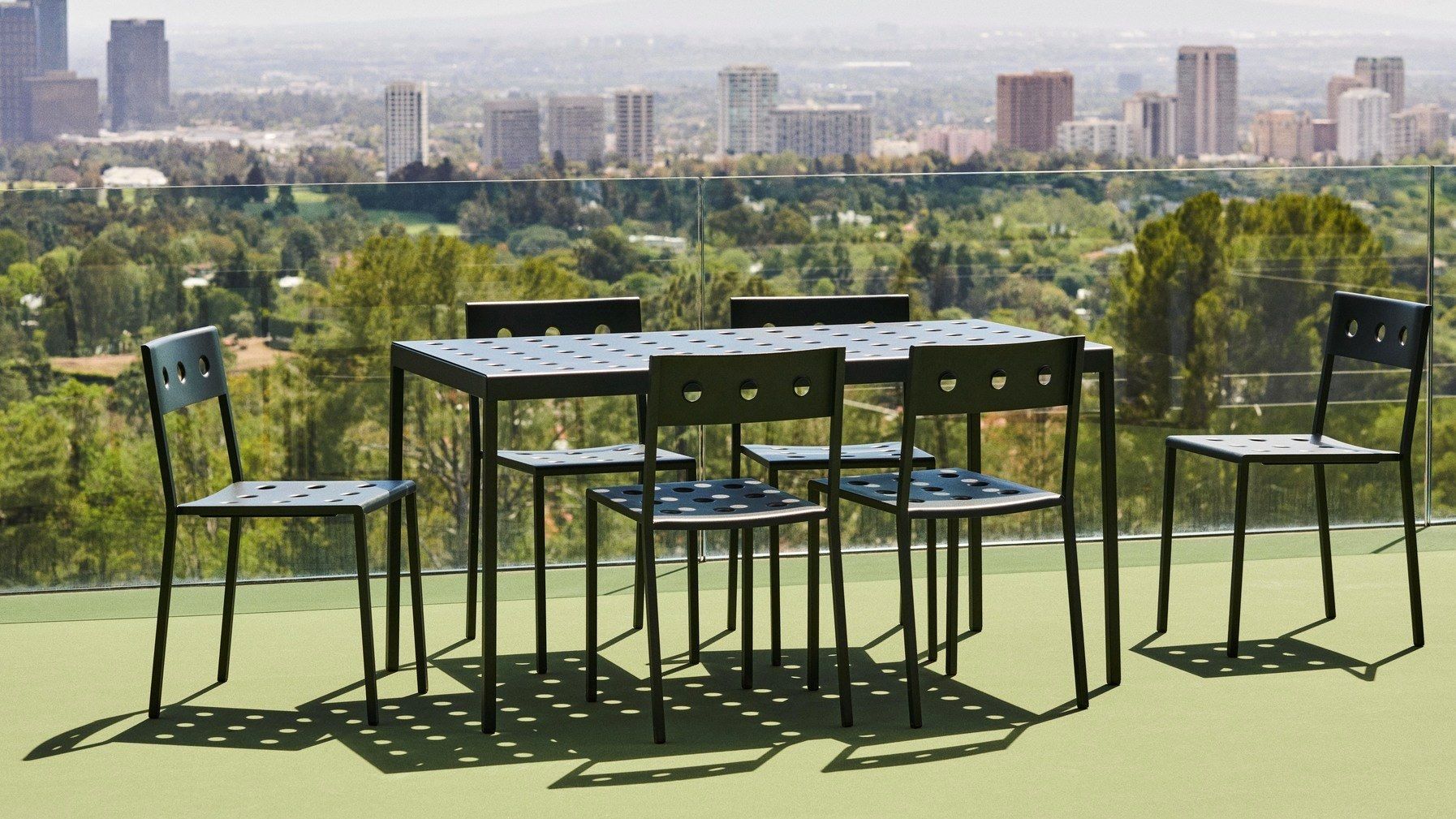 Прямоугольный садовый стол с порошковым покрытием Hay балкон ARCH-00064487 - Вид №14