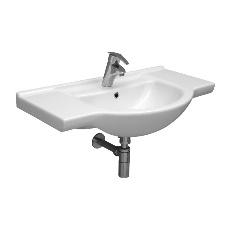 1544  1544 Умывальник с половинной столешницей 85X48см Eca 