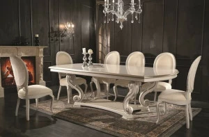 SCAPPINI & C Раздвижной обеденный стол из лакированного дерева 35th anniversary 625/ne