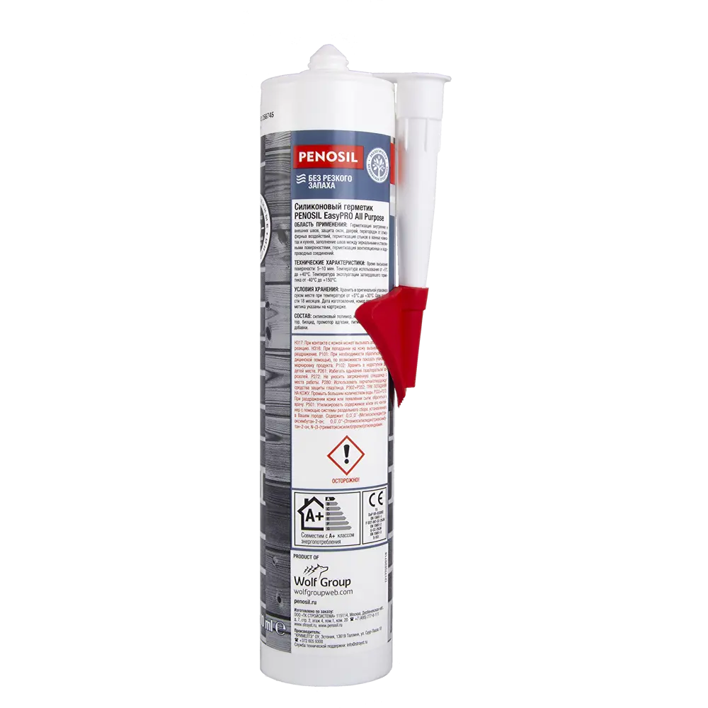 Герметик универсальный Penosil силиконовый 310 мл цвет белый STLM-2077455 - Вид №1