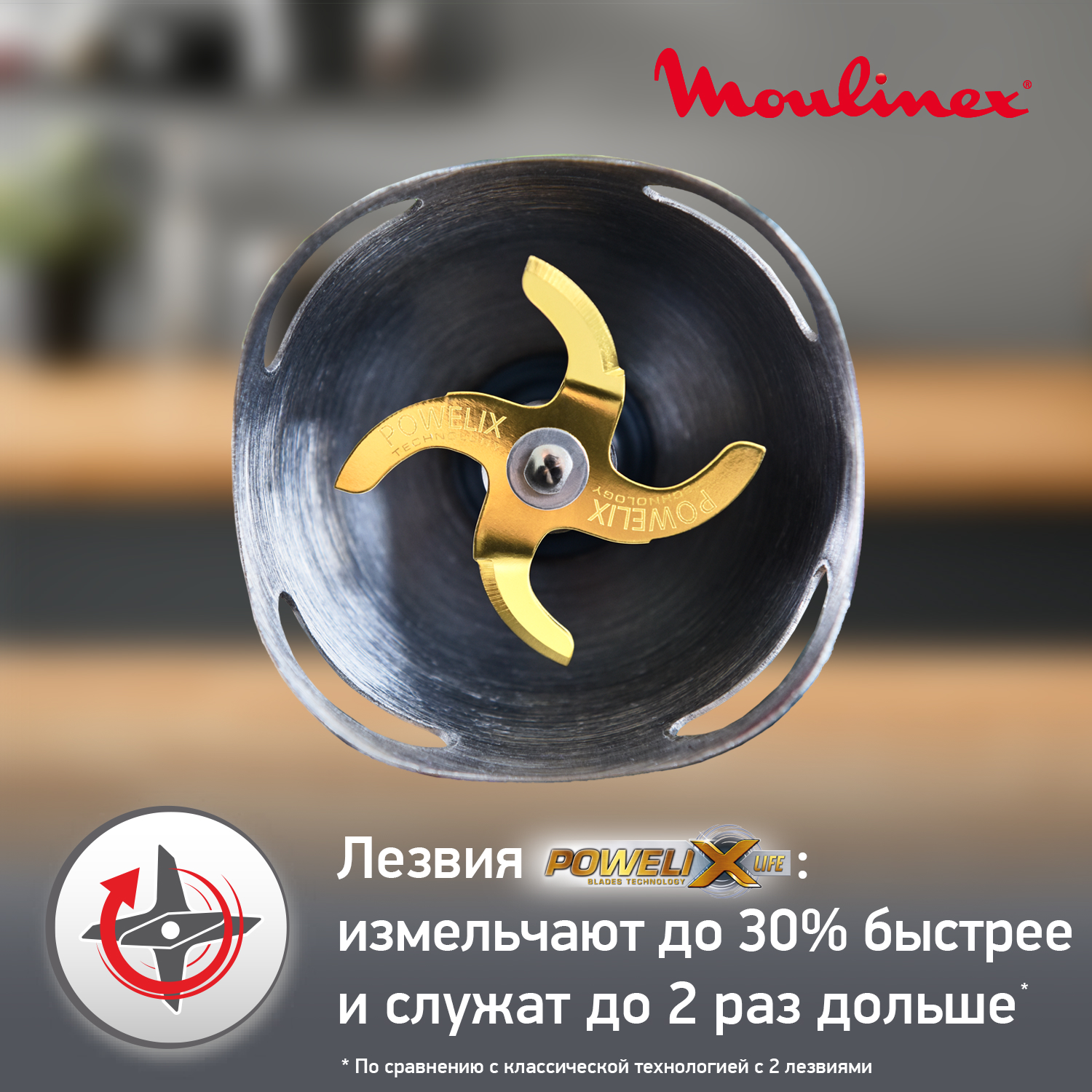 5323257 Блендер погружной Moulinex Infiny Force Pro DD95MD10 черный STDN-0119722 - Вид №14