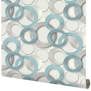 Обои флизелиновые Wall Decor Турин зеленые 1.06 м 75156-17 85310435 STLM-2072057