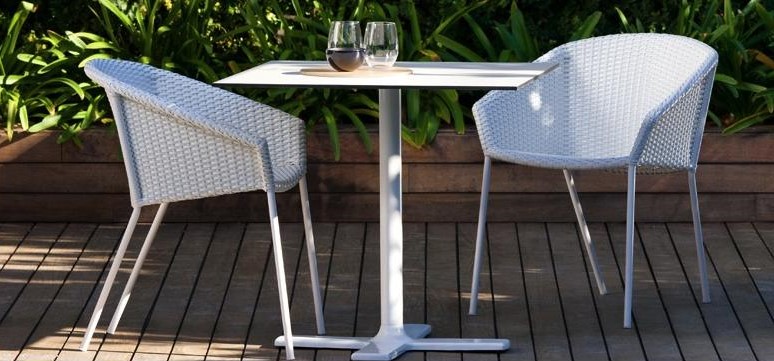 007570 Уличный стол со столешницей Compact 70 x 70 см Point Colors POINT1920 - Вид №2