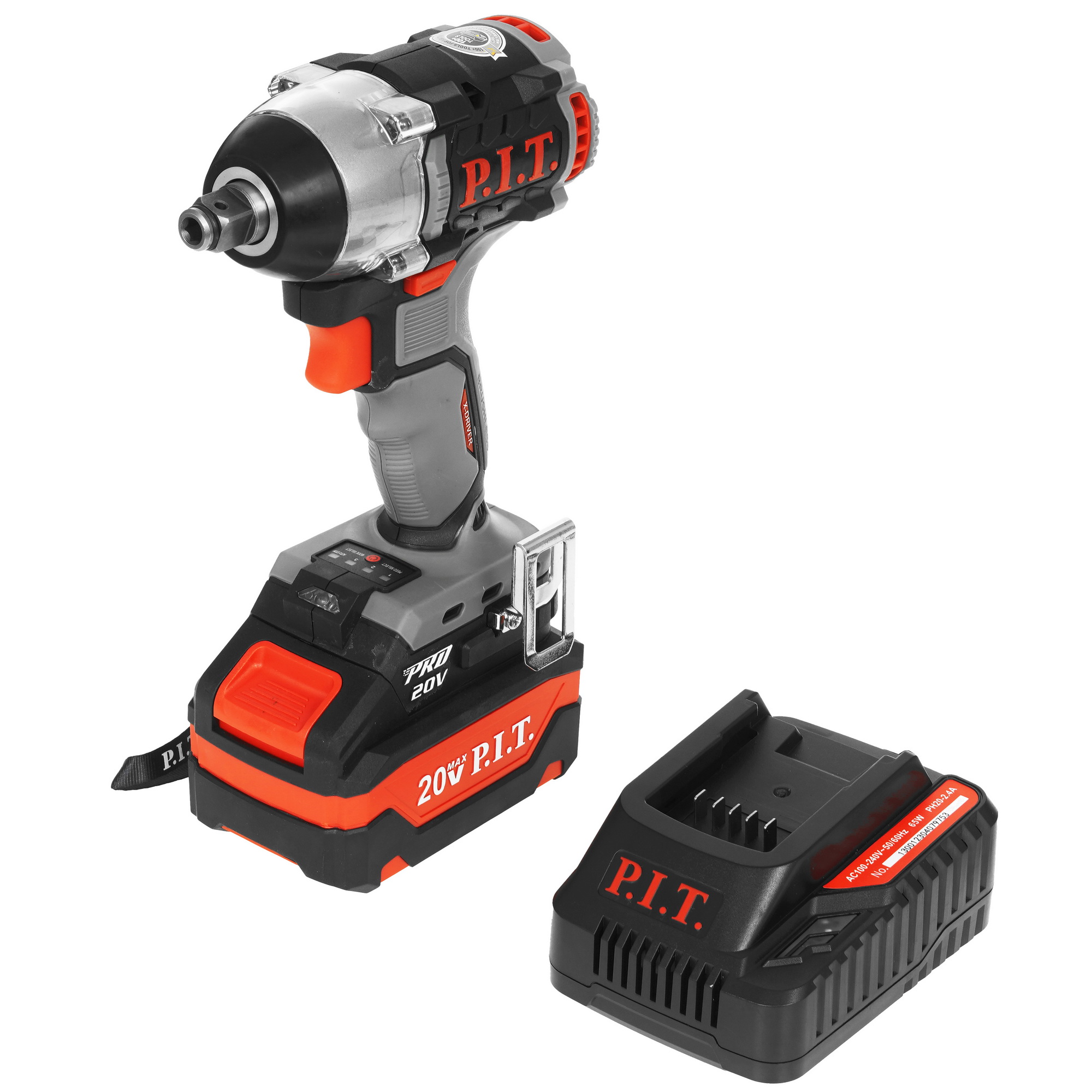 Гайковерт PIT PIW20H-300B/4 OnePower 20V 9086494 STDN-0032307 - Вид №1