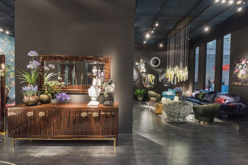 VGnewtrend Комод из черного дерева с распашными дверцами Original sin 7511968.70  - Вид №3