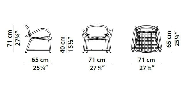 Садовое кресло с подлокотниками Baxter ARCH-00131329 - Вид №9