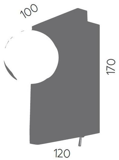 Aromas del Campo Светодиодный настенный светильник из мрамора Lan A1210 - Вид №2