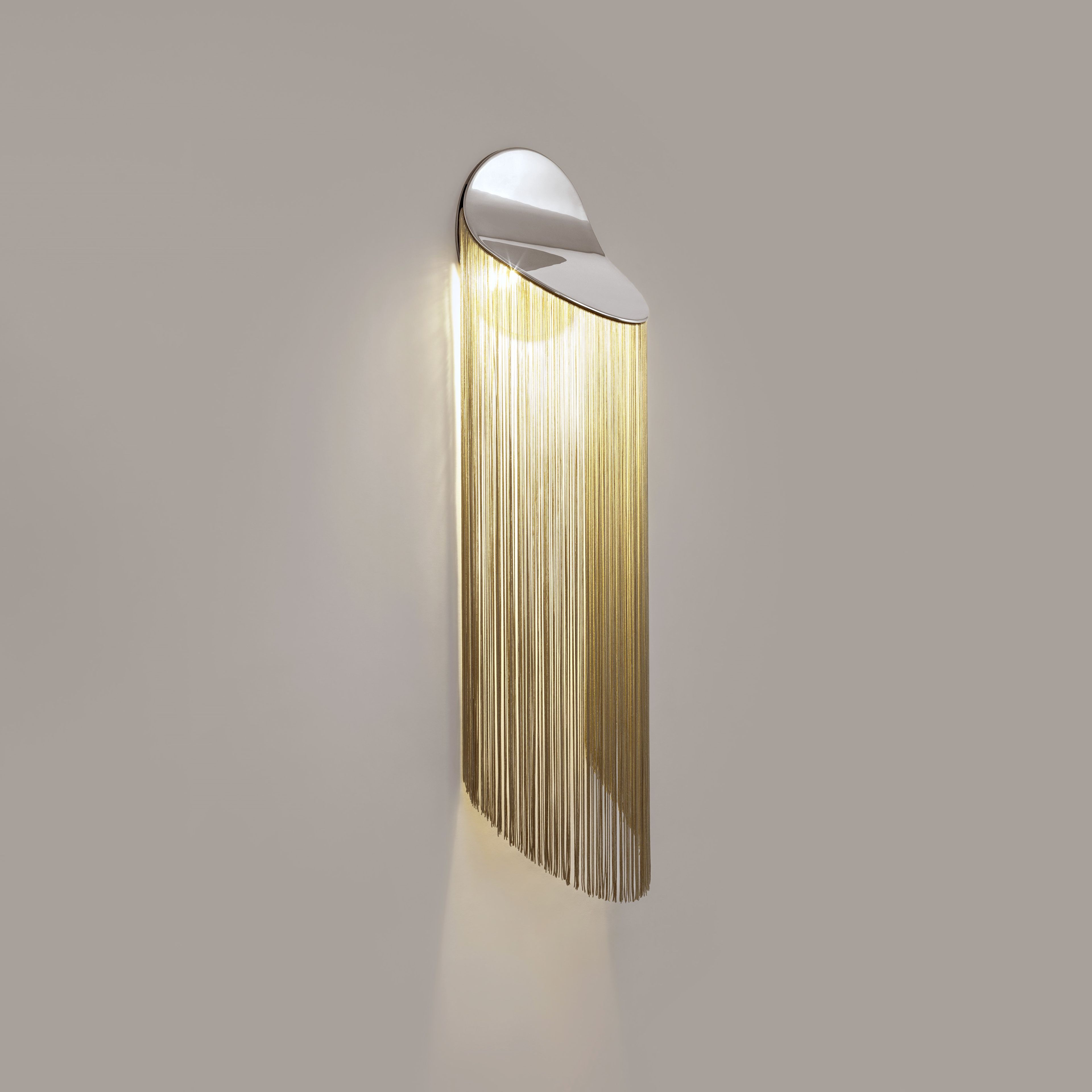 Район бахромой стальной светодиодный настенный светильник Darmes Cé ARCH-00063498 - Вид №4