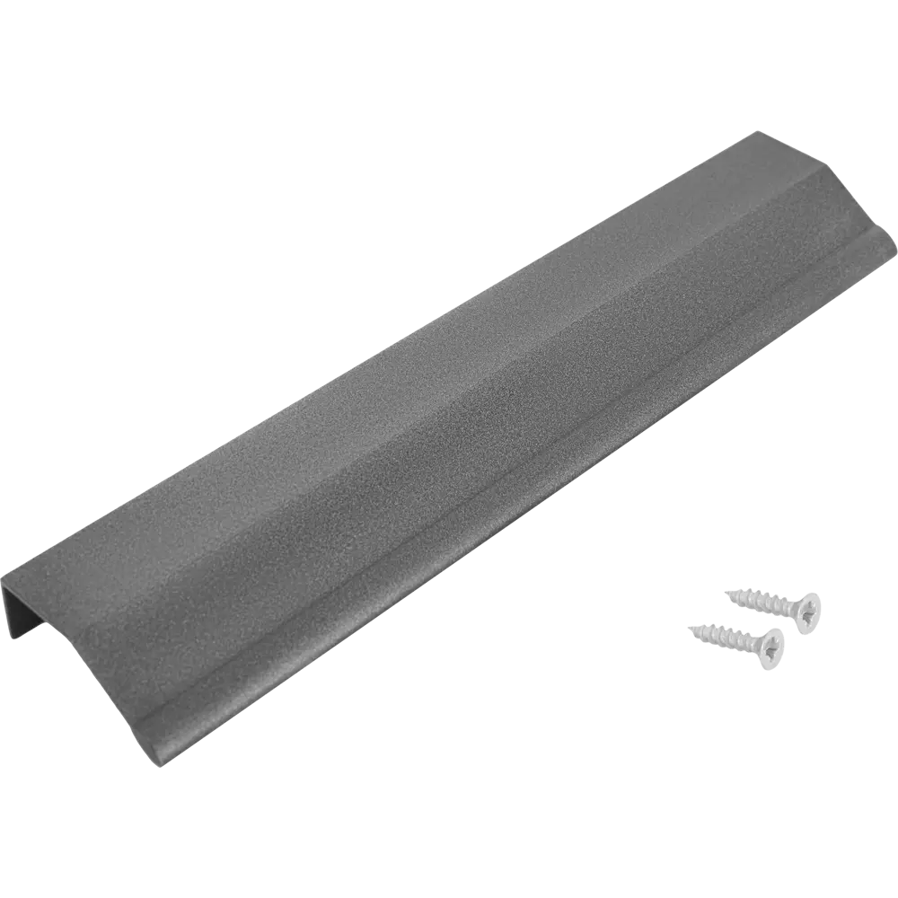 Мебельная ручка-профиль графит 220 мм Jet STLM-2164178 - Вид №2