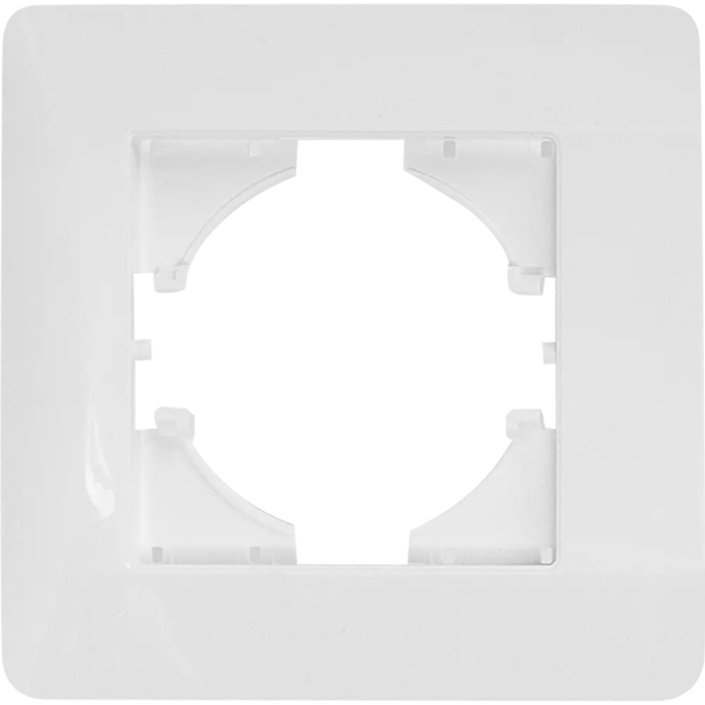 Рамка GUSI Electric Ugra для розеток - белая глянцевая защита 83865050 STLM-0045243
