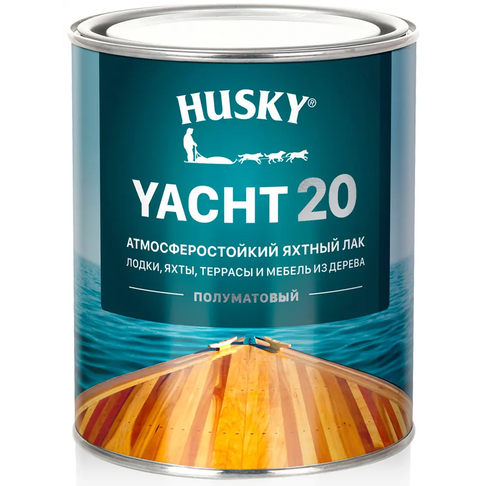 Атмосферостойкий лак Husky Yacht 20 для дерева 86765093 STLM-0071484 - Вид №1