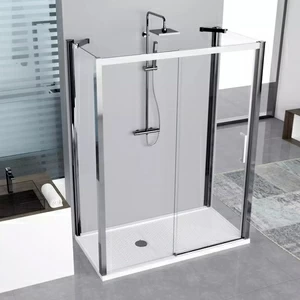 Душевой уголок 130x80 KUADRA 2P+F+F Novellini KUADRA