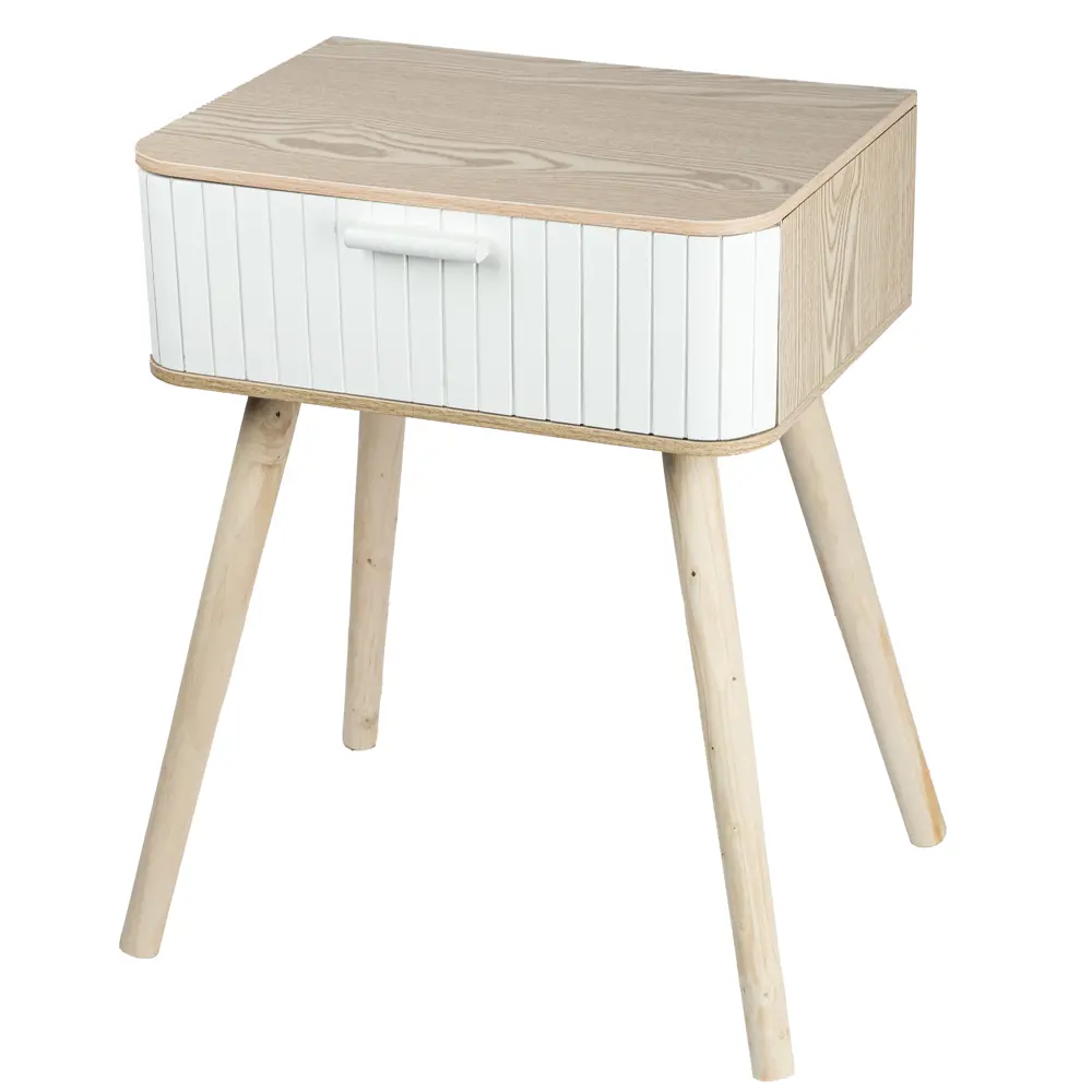 Журнальный столик DREAM RIVER с выдвижным ящиком в бежевых тонах 89412197 STLM-1575513