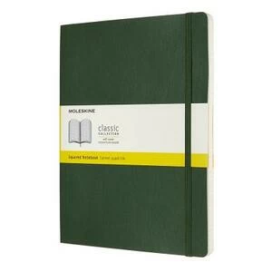 Блокнот Moleskine CLASSIC SOFT XLarge 190x250мм 192стр. клетка мягкая обложка зеленый