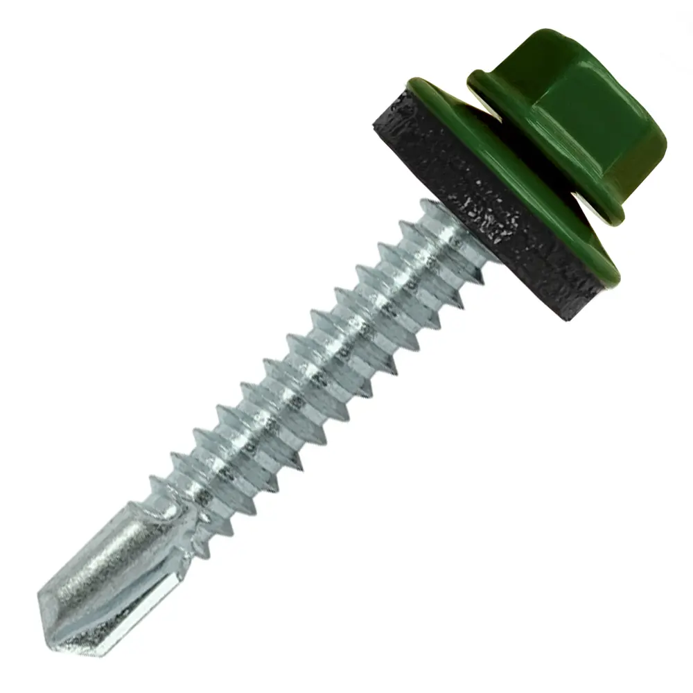 Саморезы кровельные DILWIS 5.5x32 мм оцинкованные с буром 89372422 STLM-1521322