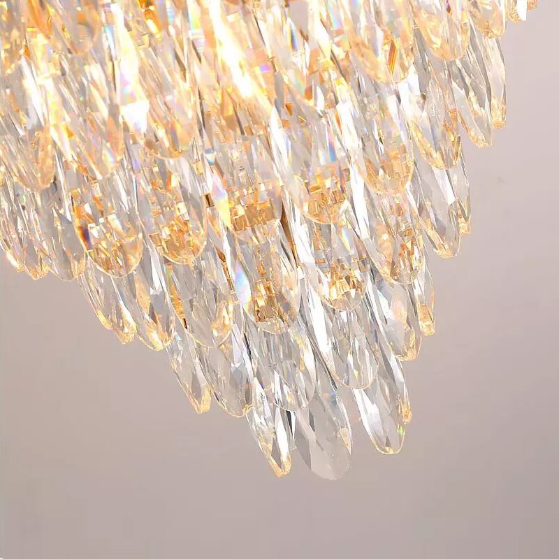 Подвесной светильник Jadorel L5+3 gold/black от Delight Collection DELIGHT COLLECTION ДИЗАЙНЕРСКИЕ 243927 Прозрачный;золото;черный  - Вид №6