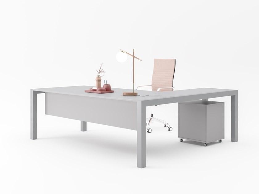 PROF Лакированный письменный стол для руководителей Extralight sun-id-1428220 - Вид №4