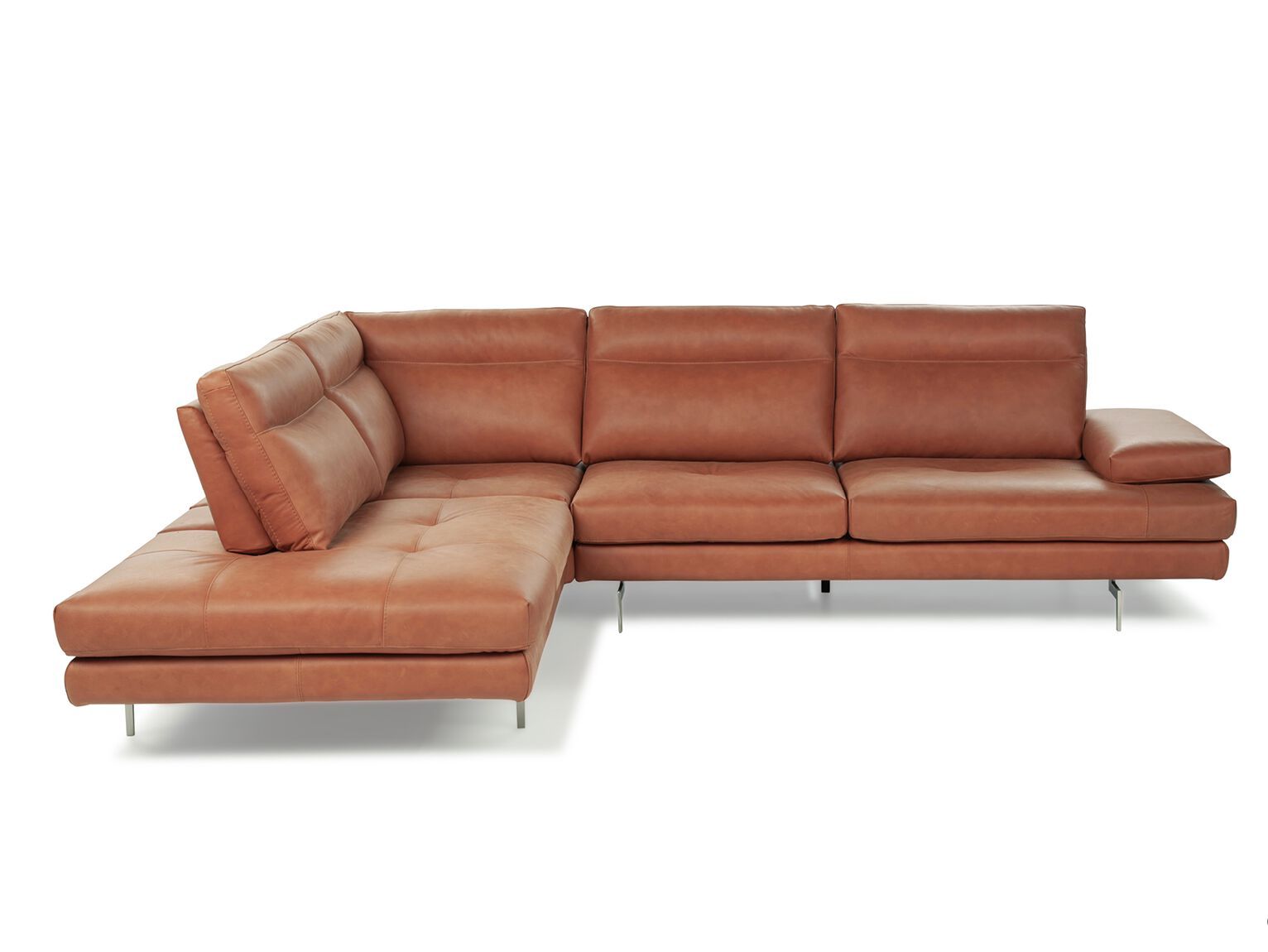 Кожаный угловой диван Calia Italia премиум ARCH-00151139 - Вид №1