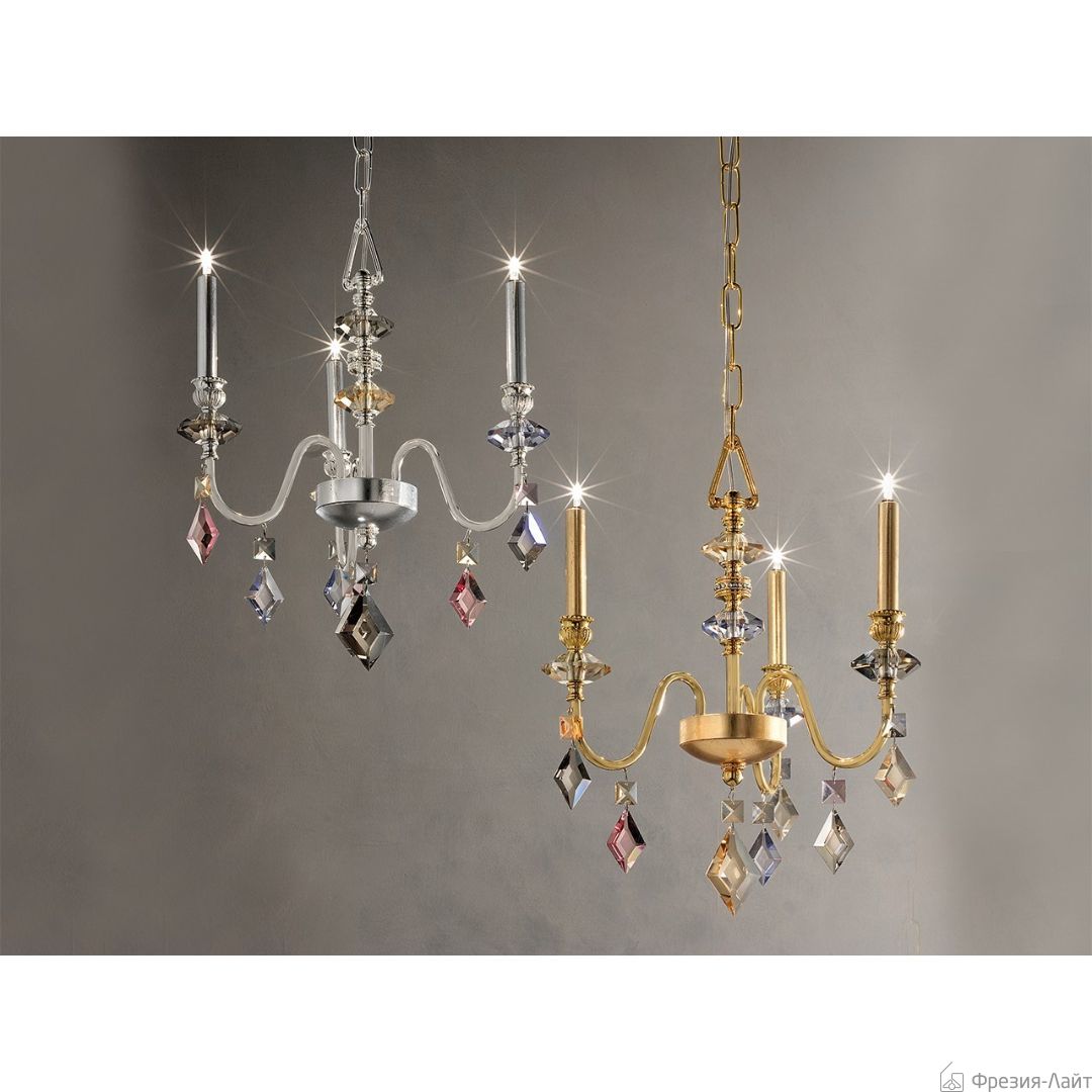 Masiero CHIC 3 F01 Foglia Oro люстра подвесная 112613