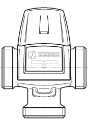 3168 12 00 VTA562Ротационные клапаны » Esbe серии VTA360, VTA560  - Вид №1