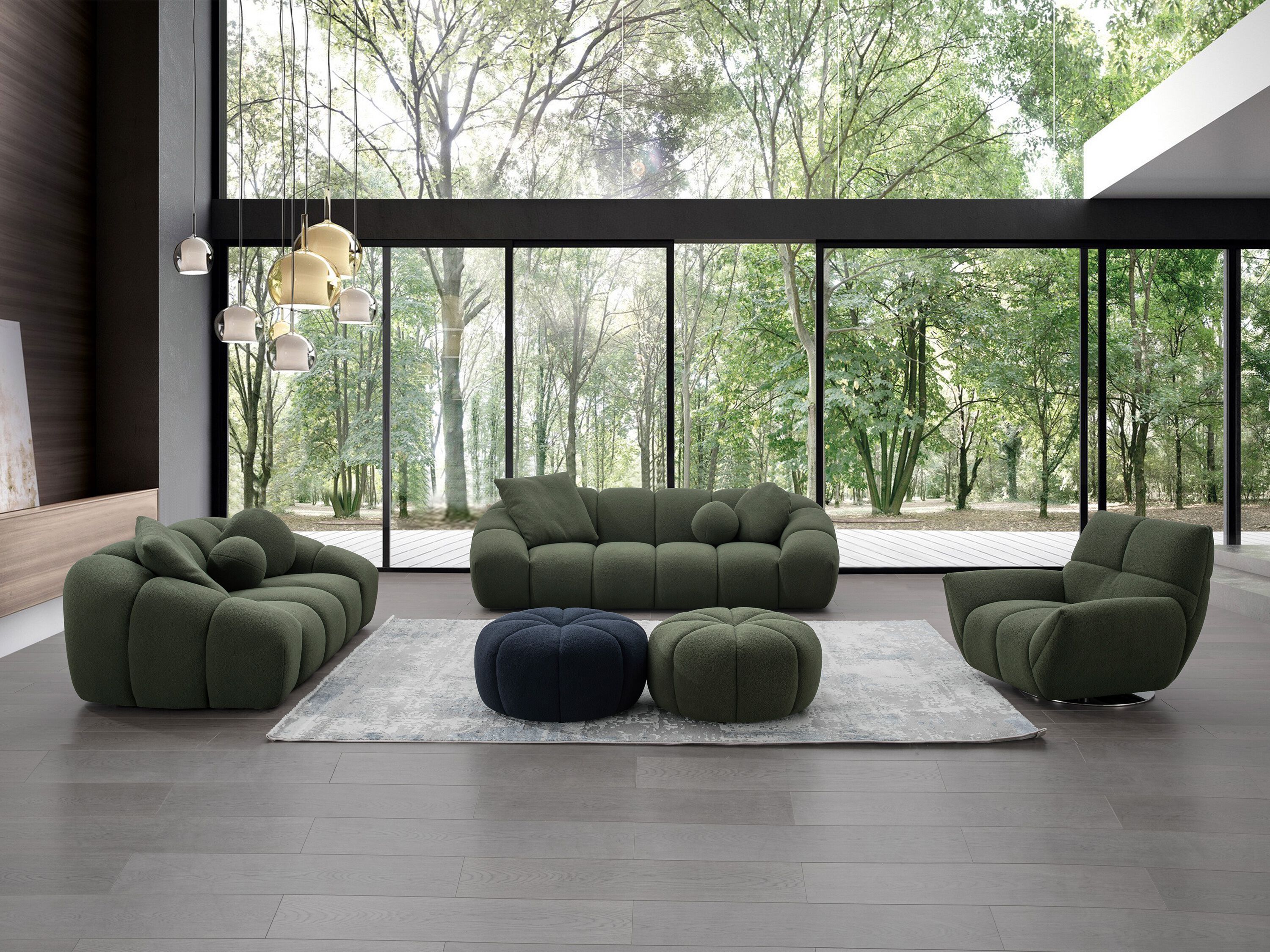 4-местный тканевый диван CAMPO DE' FIORI KANAWA ARCH-00089118 - Вид №14