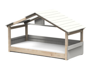 Деревянная односпальная кровать