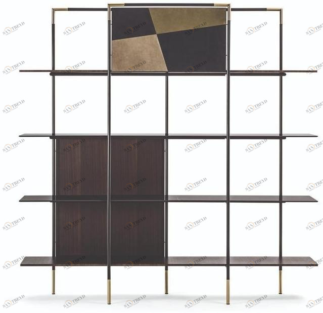 Frigerio Salotti Открытый самонесущий двухсторонний книжный шкаф Kevin sun-id-1489396