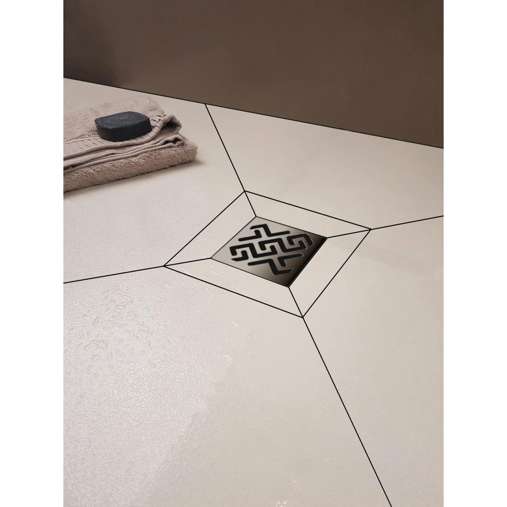 090364 Трап водосток ZENTRUM Antik 100х100  Berges ZENTRUM Antik  - Вид №1