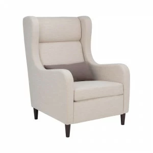 Кресло мягкое с ушами бежевое Leset "Хилтон" IMPEX ДИЗАЙНЕРСКИЕ 00-3885671 Бежевый