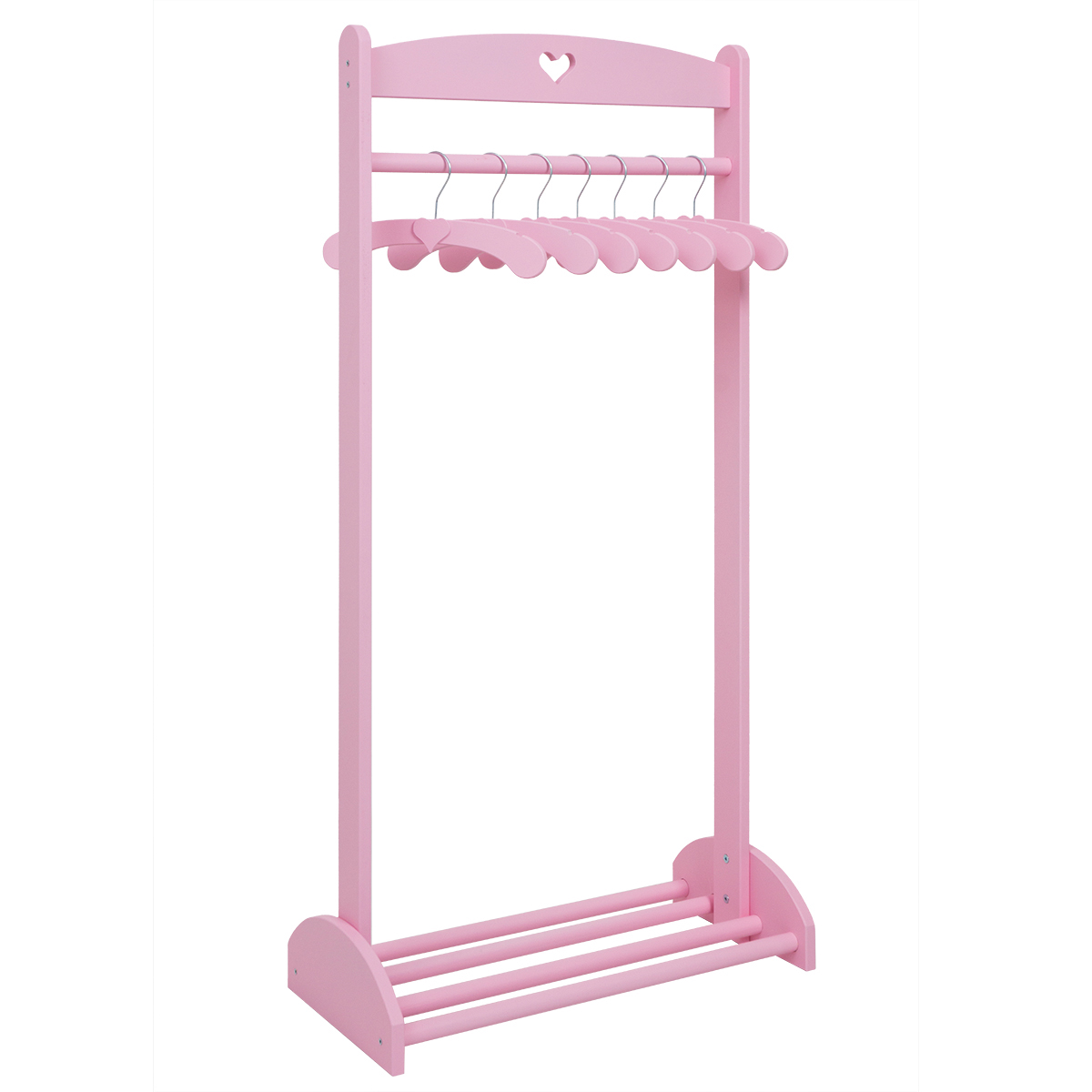 Вешалка-плечики детская розовая с сердечком VAMVIGVAM  282113 Розовый Santreyd  - Вид №6
