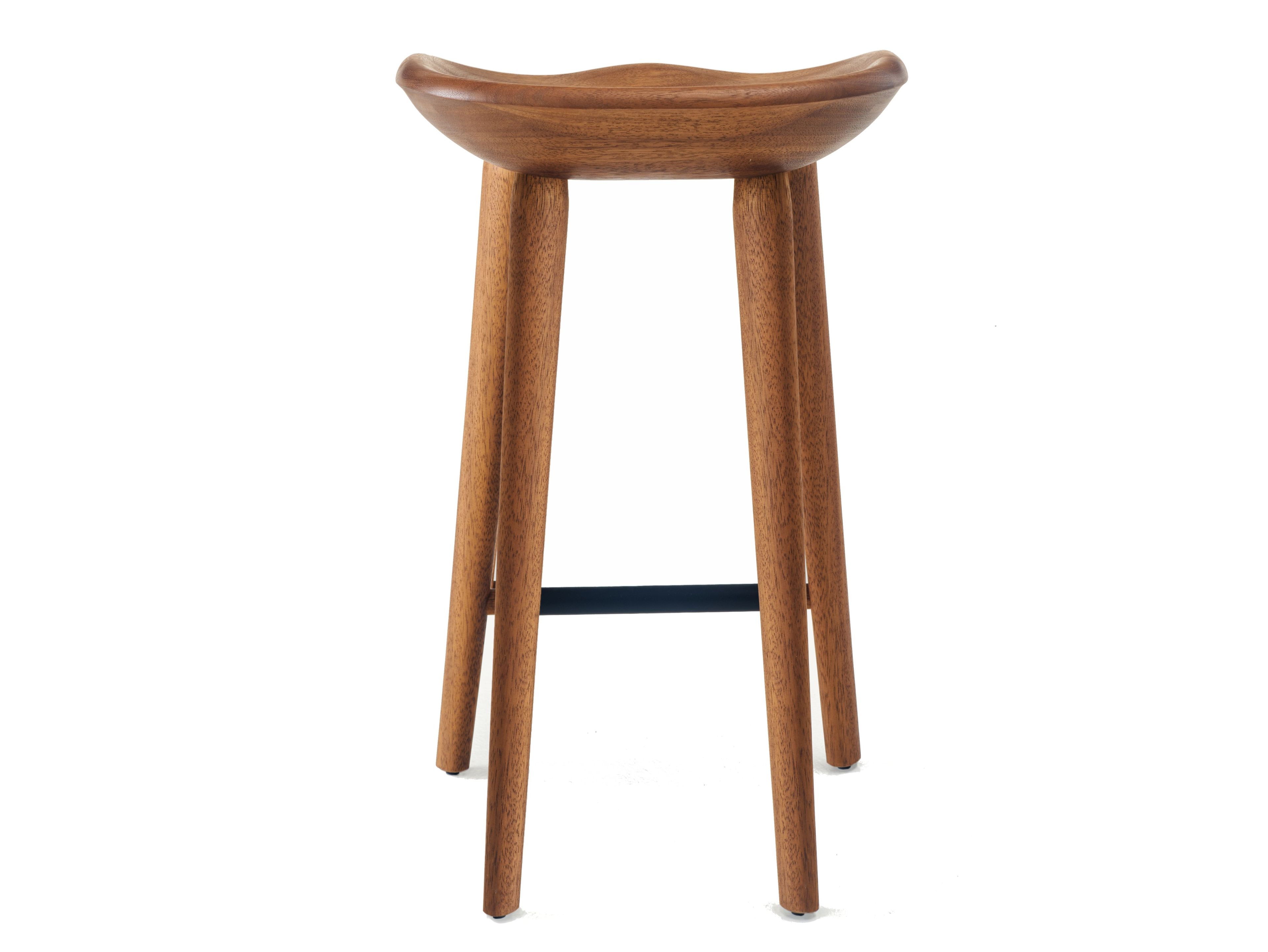 Табурет из массива дерева с подставкой для ног BassamFellows Трактор ARCH-00061645 - Вид №3