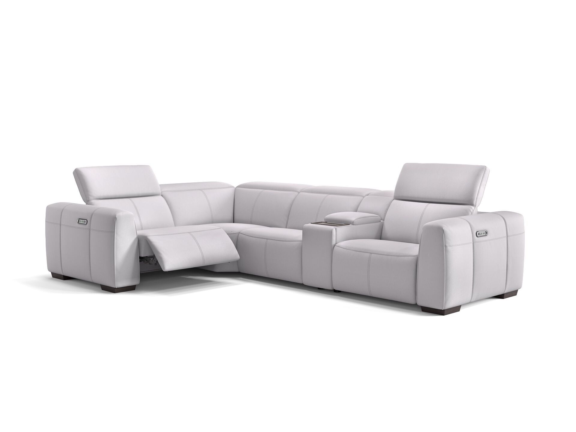 Кожаный угловой диван Sofanella тысячный ARCH-00022714