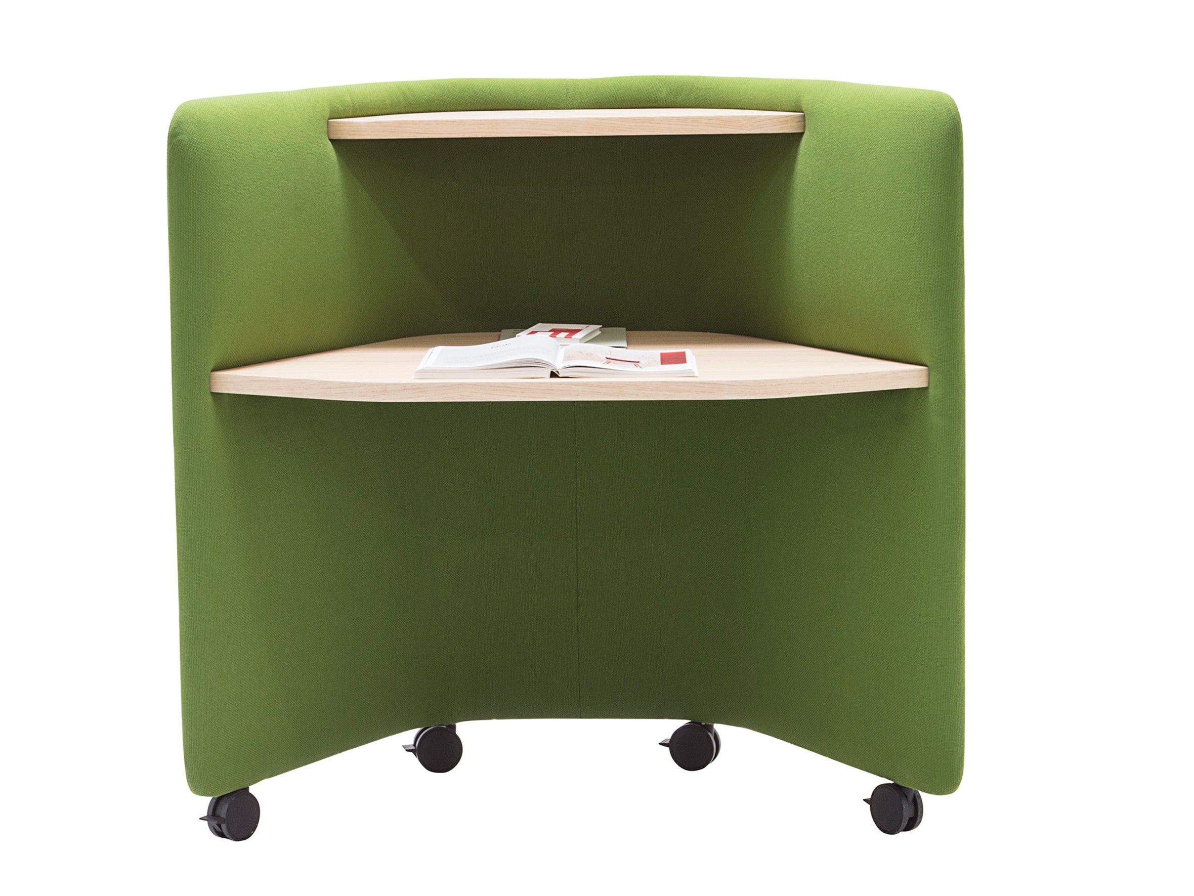 Рабочий стол на колесах со звукопоглощающими перегородками Andreu World In Out Office ARCH-00032485 - Вид №1