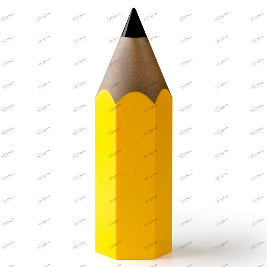 Подставка для карандашей Dinsor, желтая Qualy QL10275YW