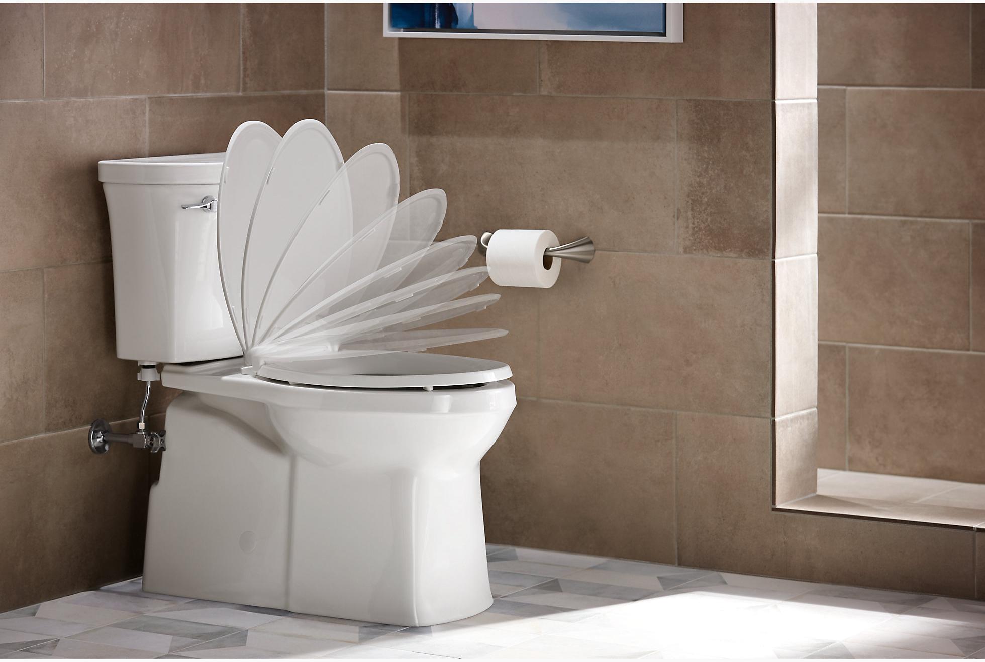 KOHLER Удлиненное сиденье для унитаза Cachet Quiet-Close  K-4636-0  - Вид №9