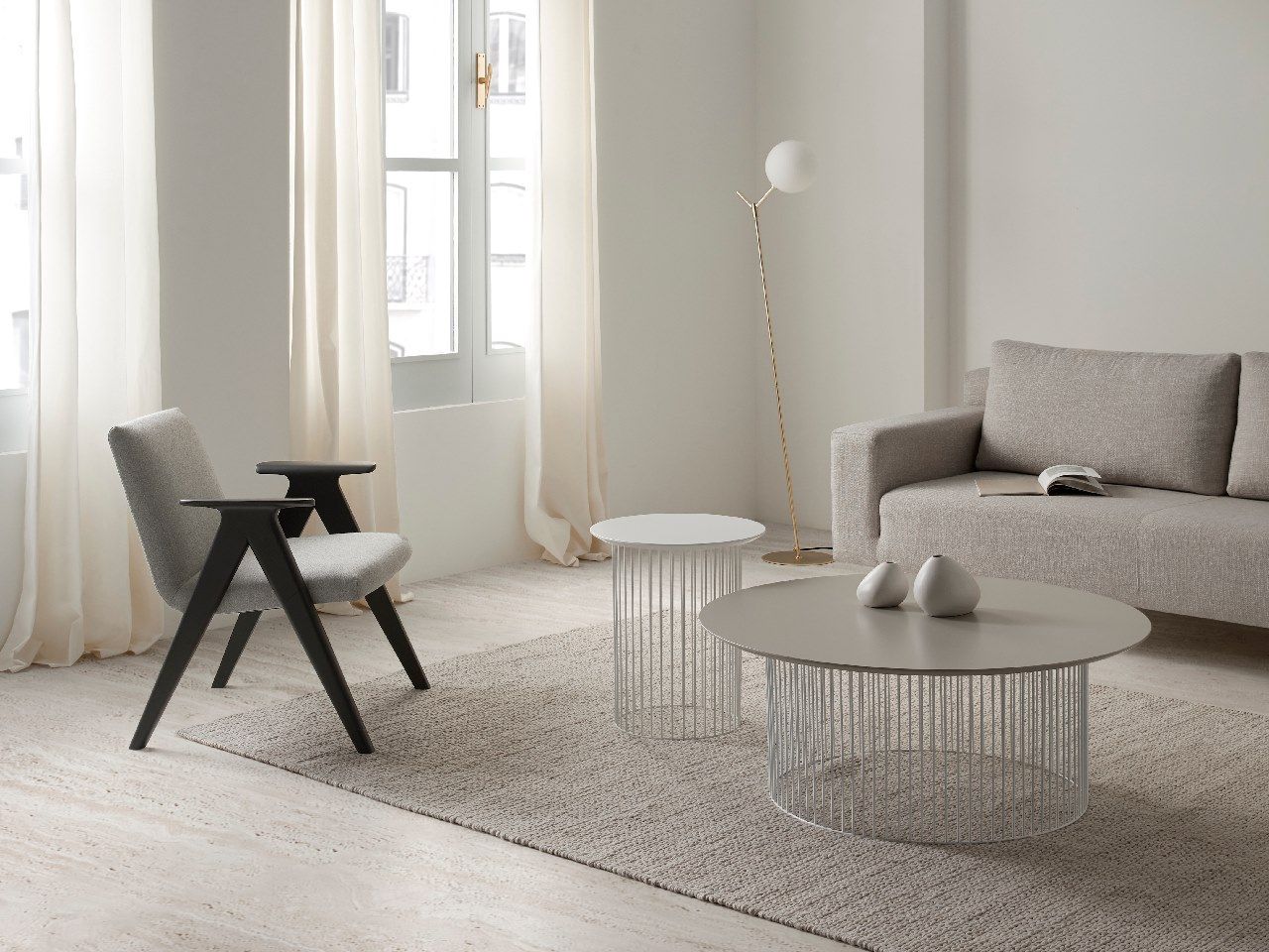 Круглый стол из стали и дерева Kendo Mobiliario Гидра ARCH-00056914 - Вид №2