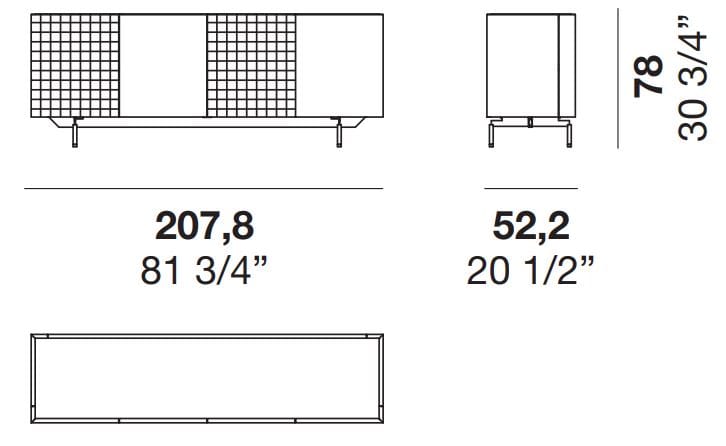 Деревянный шкаф с распашными дверями Alf DaFrè DAMA ARCH-00057784 - Вид №8