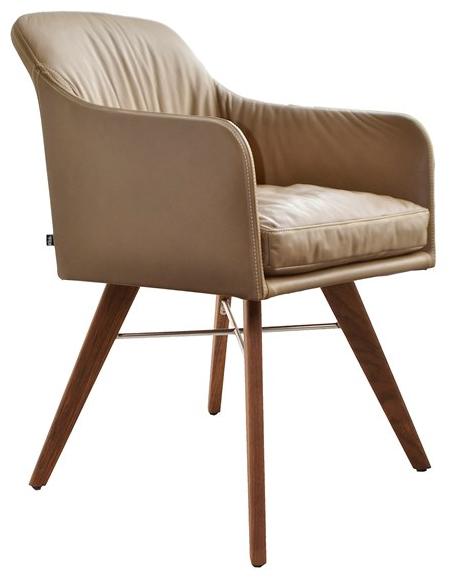 KFF Мягкий стул для ресторана с подлокотниками Youma casual sun-id-1426375 - Вид №2