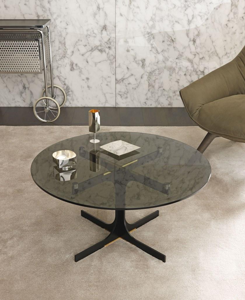 MisuraEmme Круглый стеклянный журнальный столик sun-id-1472982 - Вид №1