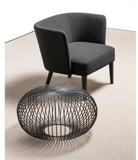 La Cividina Кресло из ткани с подлокотниками Velour sun-id-1351932 - Вид №1