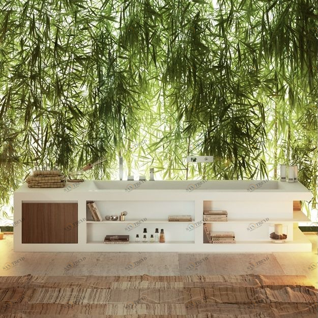 Design Ванна из Corian с полками 2250x1200x500 Saint Tropez белая MOMA Design STRP30011950