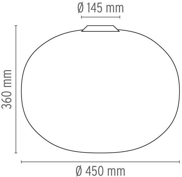 Flos Потолочный светильник из опалового стекла Home collection - muro+soffitto sun-id-1490562 - Вид №4