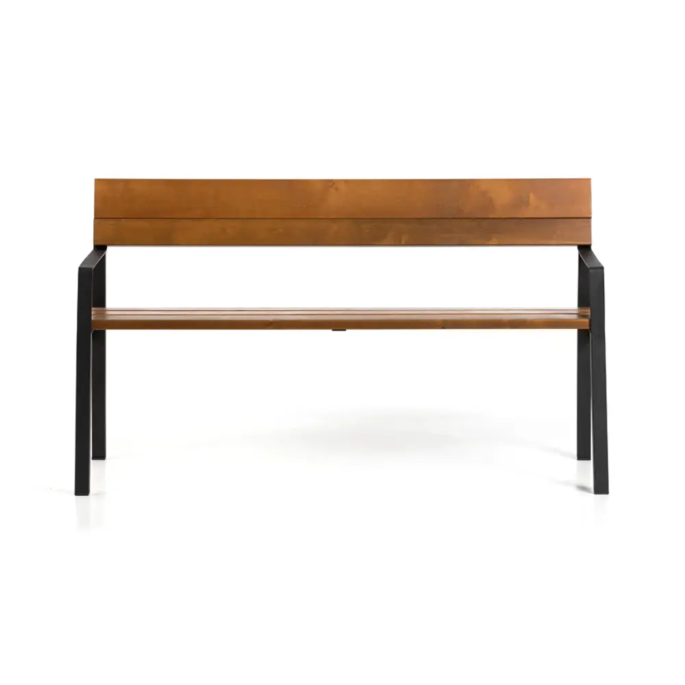 Скамья садовая Europe EU150 148x60x82 см дерево черный/коричневый GRATAR STLM-2122820 - Вид №2