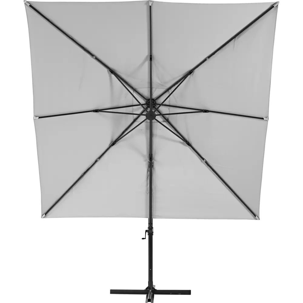 Naterial Aura — садовый зонт с боковой стойкой 286×286 см белый 82232810 STLM-1570652 - Вид №10