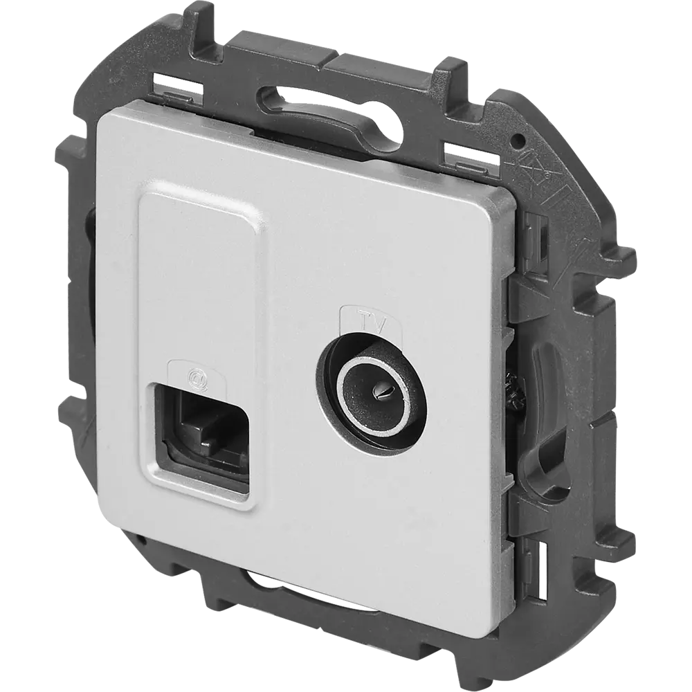 LEXMAN Lilian - комбинированная розетка ТВ+RJ45 для скрытого монтажа 86761295 STLM-0071317 - Вид №1