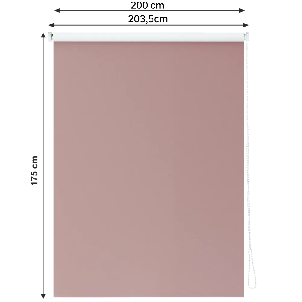 Штора рулонная блэкаут Inspire Santos 200x175 см сиреневая Santal 4 82692225 STLM-2116027 - Вид №1