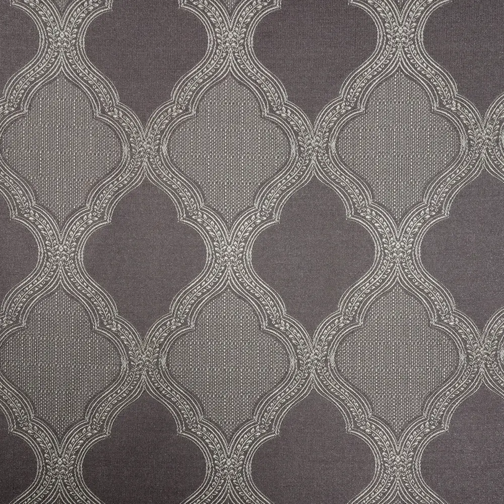 Штора на ленте «Кармен» 160х260 см полиэстер вензель цвет серый AMORE MIO STLM-2050750 - Вид №1