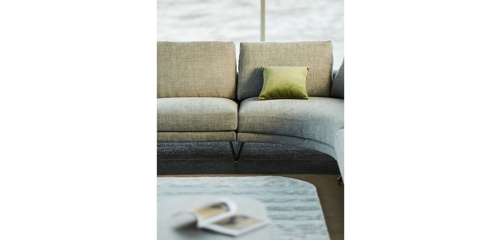 Угловой диван из ткани ROCHE BOBOIS CARACTÈERE ARCH-00038380 - Вид №6