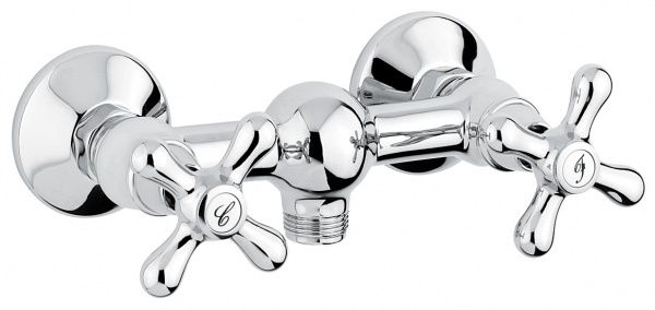12002CO Смеситель Deco Classic для душа, хром-золото EMMEVI Decò classic