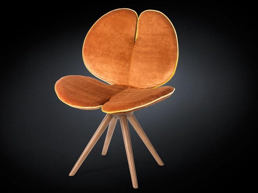 VGnewtrend 4-спицевый стул из ткани Pansè sun-id-1349437 - Вид №1